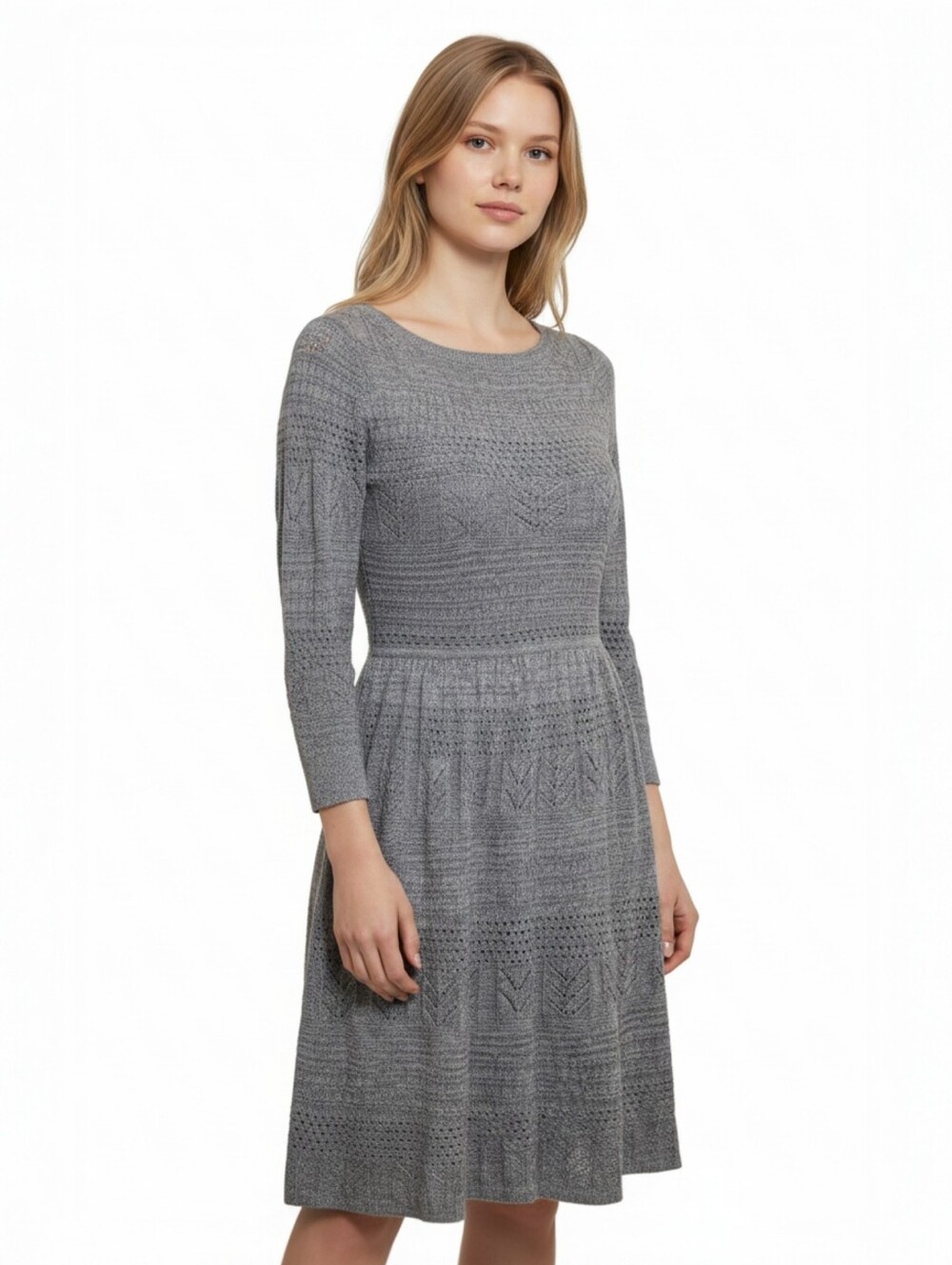 American Eagle Long Sleeve Sweater Dress Gray XS